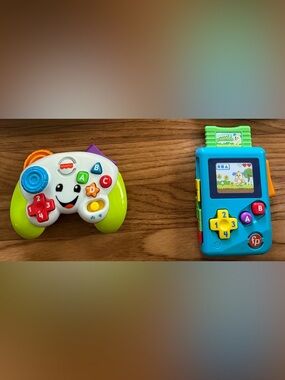 ⭐️2/$12 Fisher-Price Laugh & Learn Lil’ Gamer and Game & Learn Controller